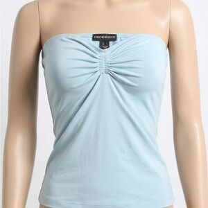 Streetwear Society Sky Blue Strapless Top